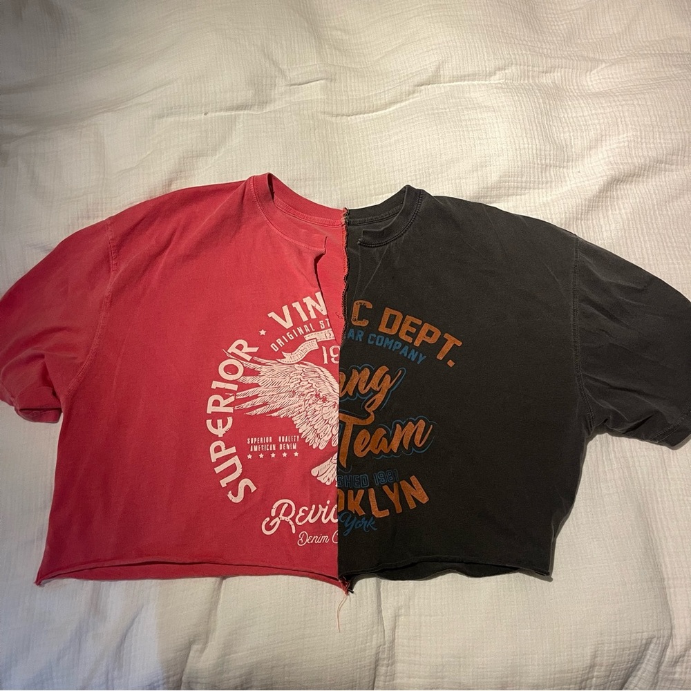 revice cropped t